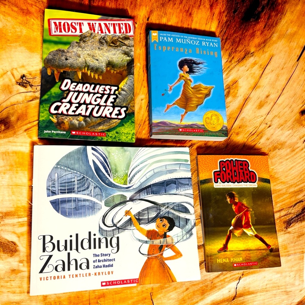 NEW Scholastic Books Lot of 4 Brand New